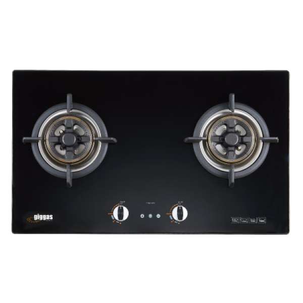Giggas 上將 GA-9688(LPG) 76厘米 嵌入式雙頭石油氣煮食爐