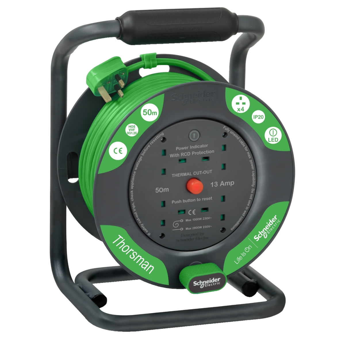 Schneider Electric 施耐德電氣 IMT33157 手提電線拖轆 (50米) Schneider Electric 施耐德電氣 IMT33157 手提電線拖轆 (50米)