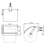 TOTO DSP70 廁所架