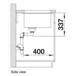 Blanco 523145 Subline 800-U 花崗岩廚用昇盤 (白色 White)