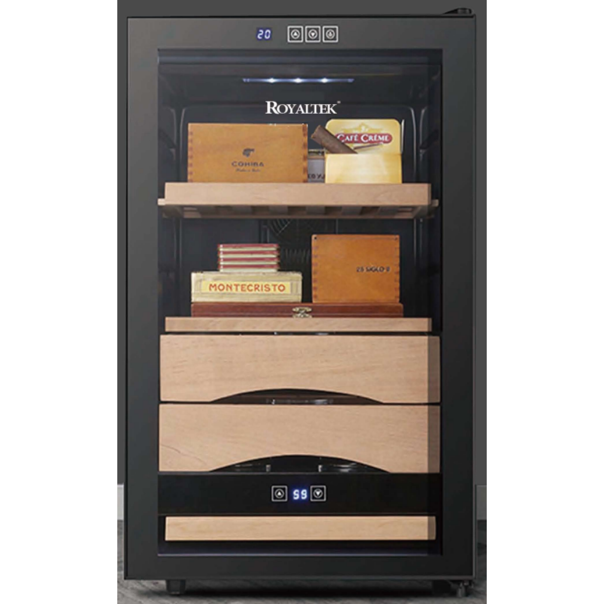 Royaltek RT65LB 恆溫恆濕雪茄櫃 (350支) (祼養版) (包拆箱埋位)