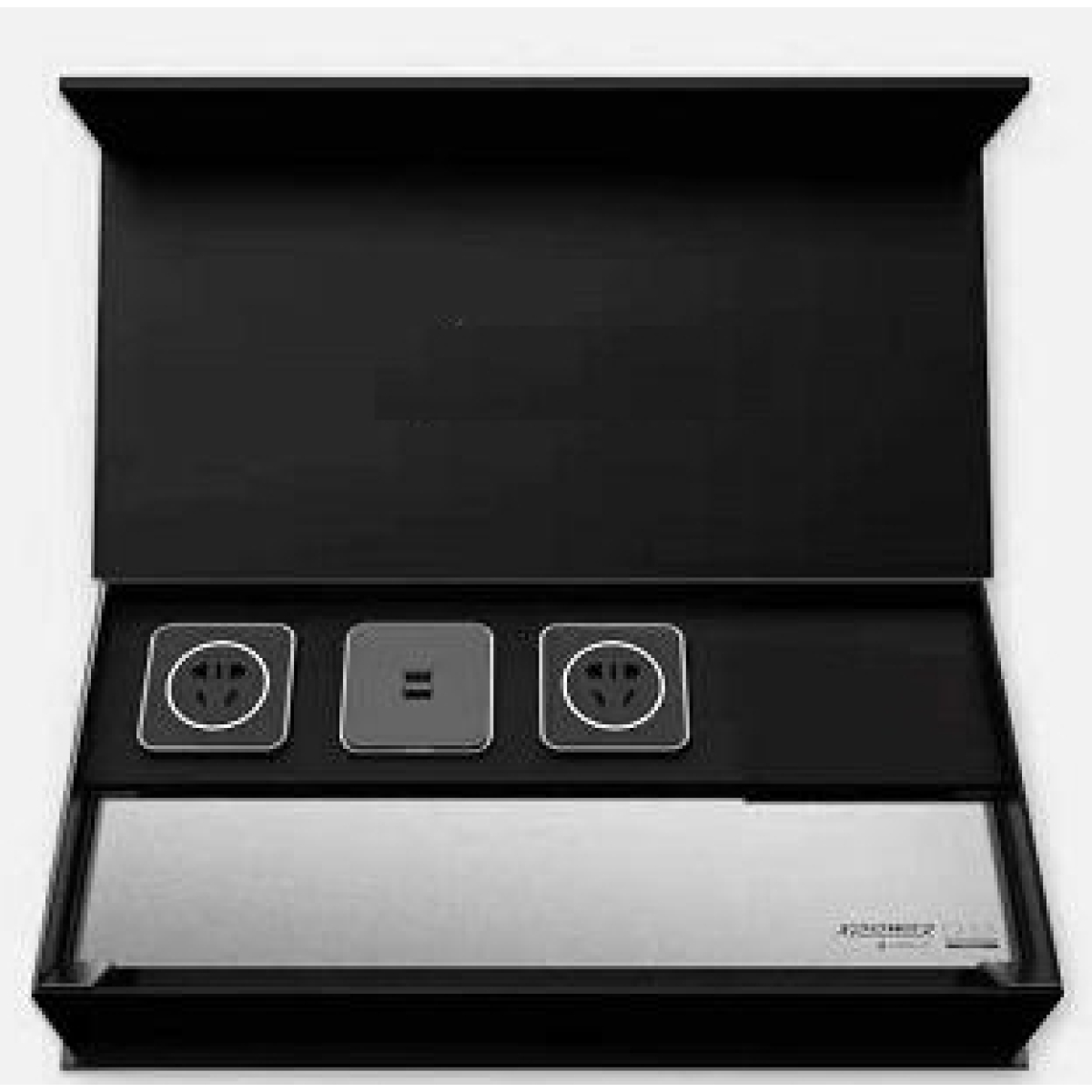 FAMO XPD-Lt-G1 IP54防水 可移動式電力軌道拖板 (配插座x2+USB插座) (可個別訂製)