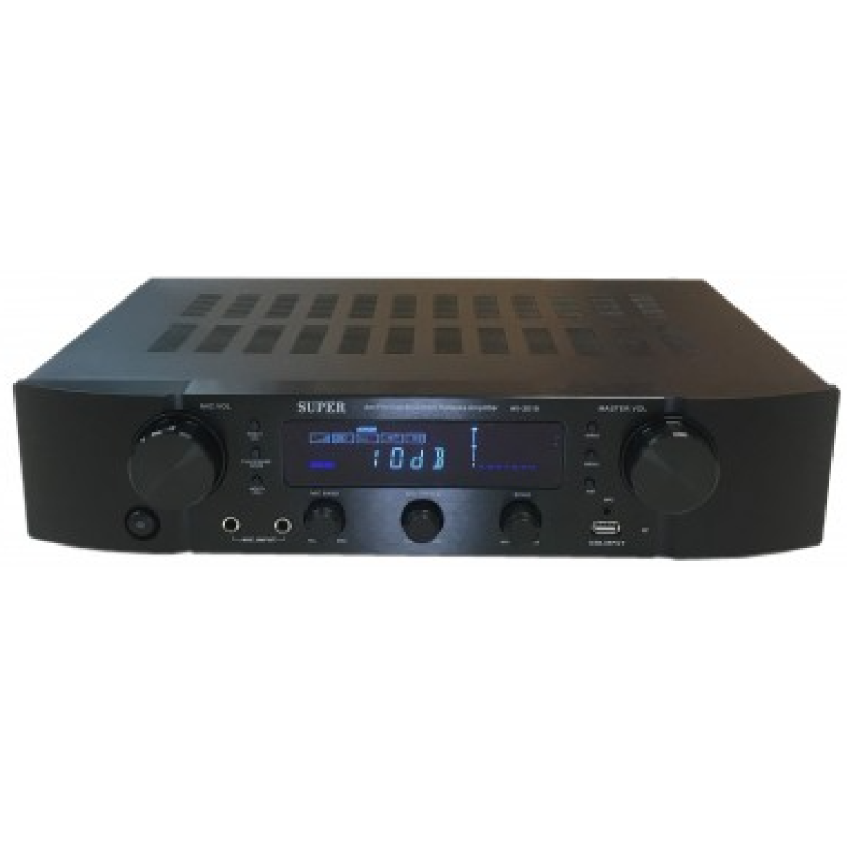 Super AV-2019-BLK 豪華型高保真擴音機 (黑色)