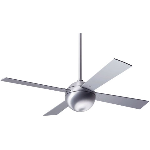 Modern Fan Co Ball 42" 天花吊扇 (鋁銀色+鋁銀色扇葉)