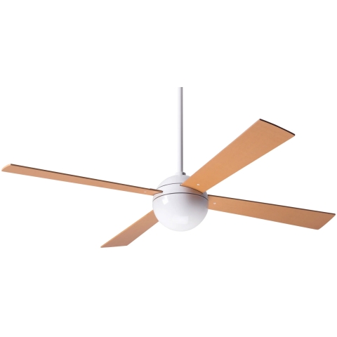 Modern Fan Co Ball 52" 天花吊扇 (白色+楓木扇葉)