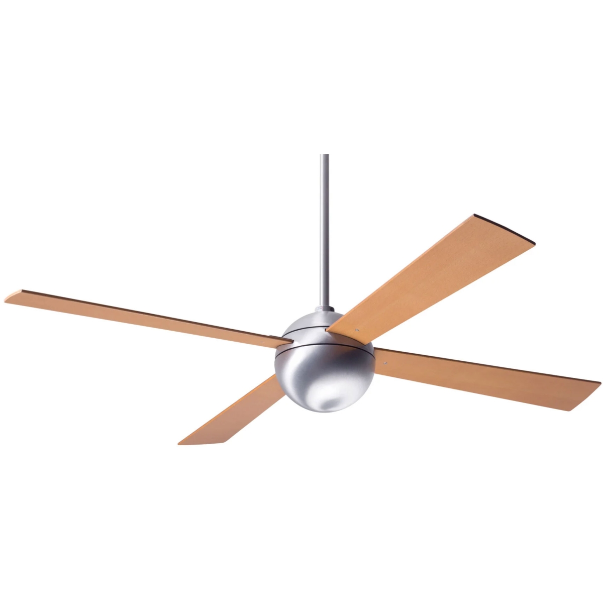 Modern Fan Co Ball 52" 天花吊扇 (鋁銀色+楓木扇葉)