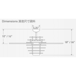 Modern Fan Co Stella 42" 天花吊扇 (白色+白色扇葉)