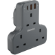 Momax US6UKE ONEPLUG PD20W 2A1C 3位T型插座 (灰色)