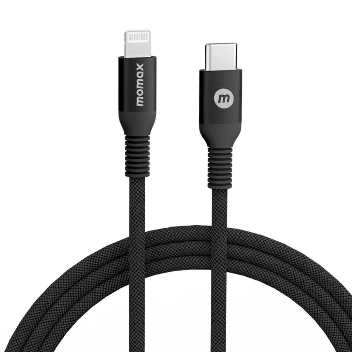 Momax DL51D Elite Link Lightning to USB-C 1.2m 充電線 (黑色)