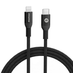 Momax DL51D Elite Link Lightning to USB-C 1.2m 充電線 (黑色)