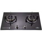 Hibachi 氣霸 HY-2266TG 76厘米 "三環火" 嵌入式雙頭煤氣煮食爐