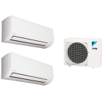 Daikin 大金 1.0匹+2.0匹 超級變頻冷暖 多聯型掛牆式分體冷氣機 (CTXM25RVMN+CTXM50RVMN/4MXM80RVMA)