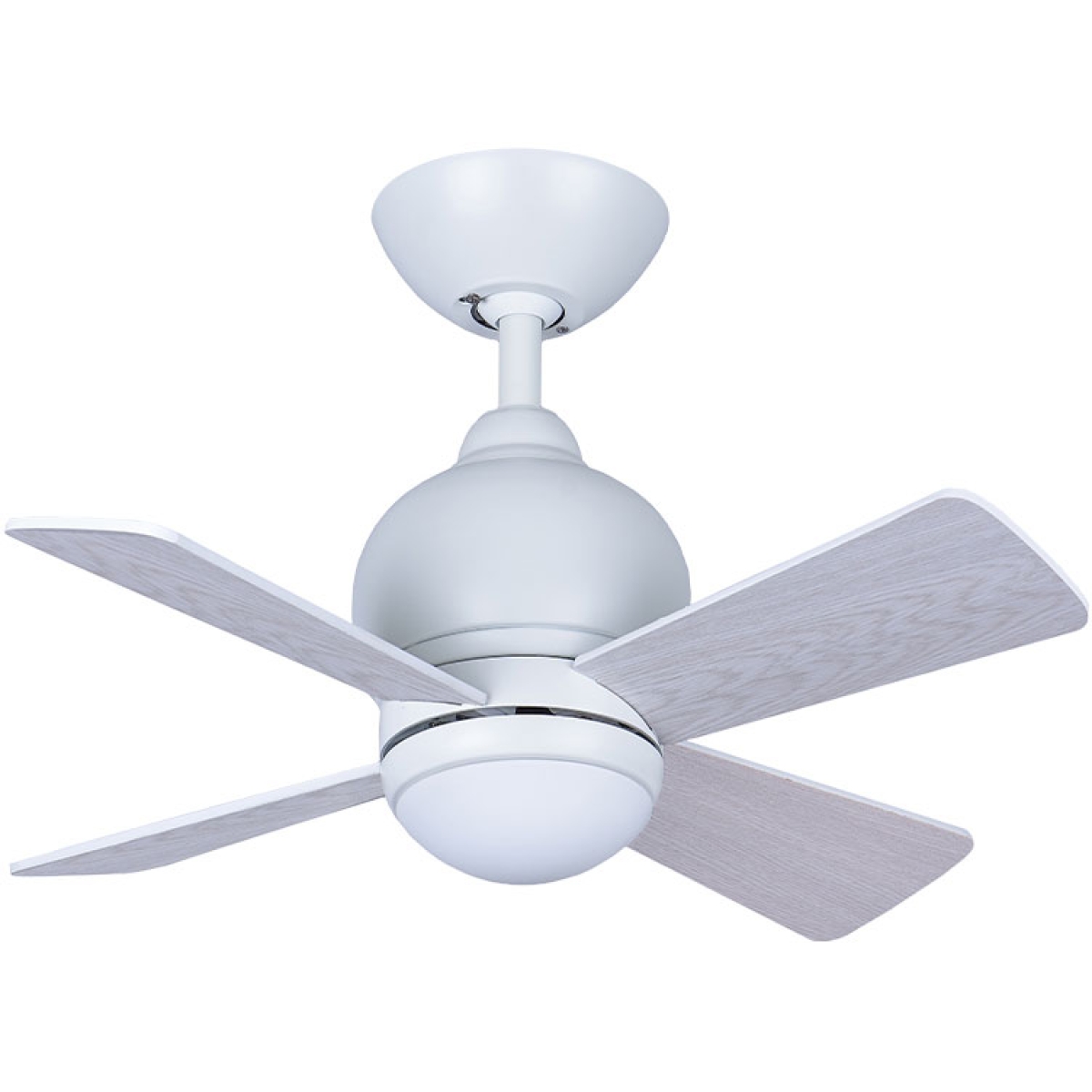 Iconic Micro 24" 天花吊扇 (啞白色+白色/白橡木色)