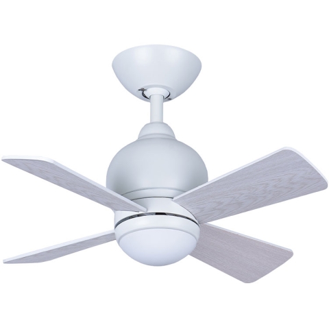 Iconic Micro 24" 天花吊扇 (啞白色+白色/白橡木色)