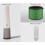 LG 樂金 FH15GPB PuriCare™ AeroTower 三合一 空氣過濾+暖涼風 HEPA 濾網 空氣淨化風扇 (樺木白色)