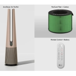 LG 樂金 FH15GPN PuriCare™ AeroTower 三合一 空氣過濾+暖涼風 HEPA 濾網 空氣淨化風扇 (大地啡色)