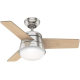 Hunter Fan Co Finley 36" 天花吊扇 (鉻銀色+自然木色)