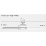 Hunter Fan Co Kennicott 44" 天花吊扇 (啞黑色)