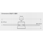 Hunter Fan Co Loki 52" 天花吊扇 (鉻銀色+自然木色)