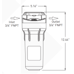 Pentair E-10 10吋 過濾器