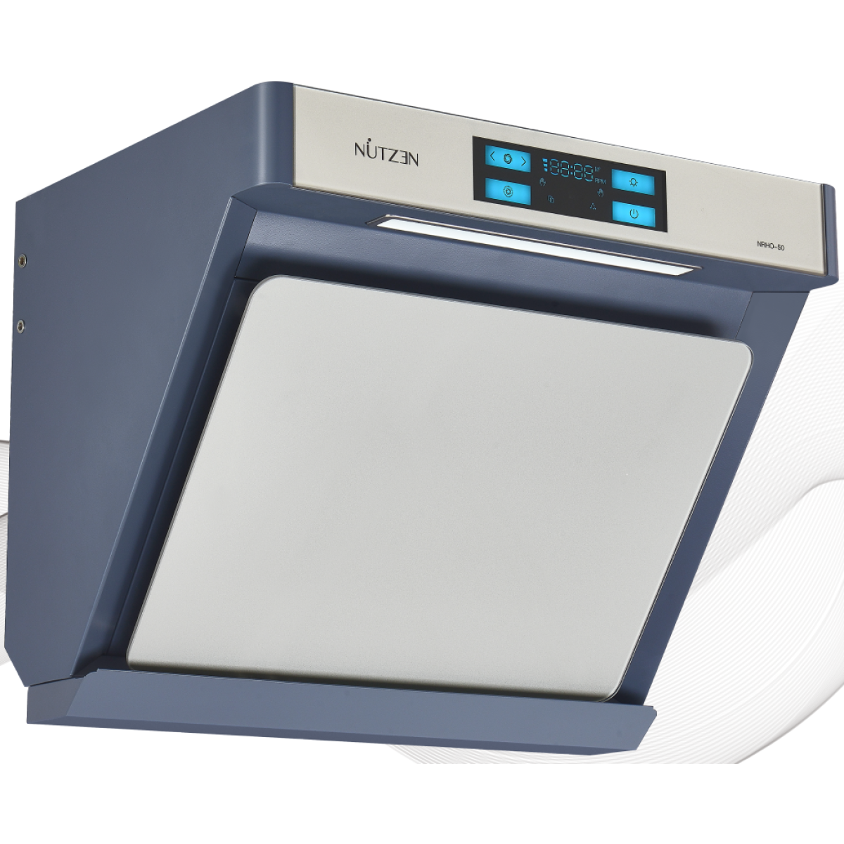 Nutzen 樂斯 NRHO-50 50厘米 750m³/h 體感雙摩打電熱除油 傾斜式抽油煙機