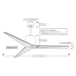 Matthews Fan 56吋 Eliza 天花吊扇 (啞黑色)