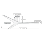 Matthews Fan 56吋 Eliza-H 天花吊扇 (鋁銀色)
