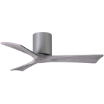 Matthews Fan 42吋 Irene-3H 天花吊扇 (鋁銀色+倉木色扇葉)