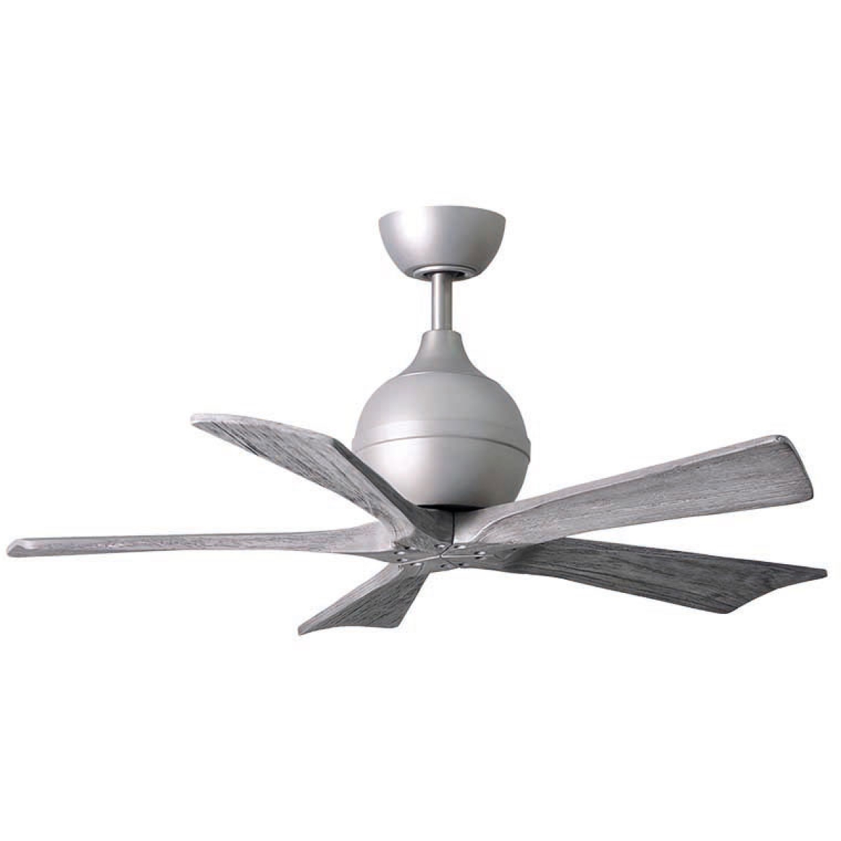 Matthews Fan 52吋 Irene-5 天花吊扇 (鋁銀色+倉木色扇葉)