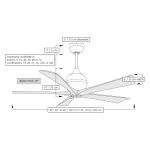 Matthews Fan 60吋 Irene-5 天花吊扇 (鋁銀色+胡桃木色扇葉)