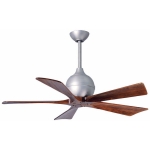 Matthews Fan 42吋 Irene-5 天花吊扇 (鋁銀色+胡桃木色扇葉)