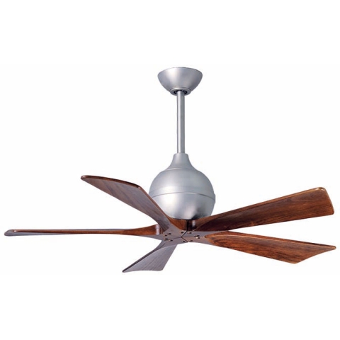 Matthews Fan 60吋 Irene-5 天花吊扇 (鋁銀色+胡桃木色扇葉)