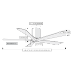Matthews Fan 42吋 Irene-5H 天花吊扇 (鋁銀色+倉木色扇葉)