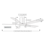 Matthews Fan 60吋 Irene-5HLK 天花吊扇 (鋁銀色+倉木色扇葉)