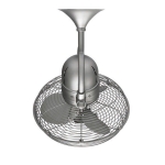 Matthews Fan 13吋 Kaye 掛牆/天花式風扇 (鋁銀色)