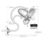 Matthews Fan 13吋 Melody 掛牆式風扇 (鋁銀色)