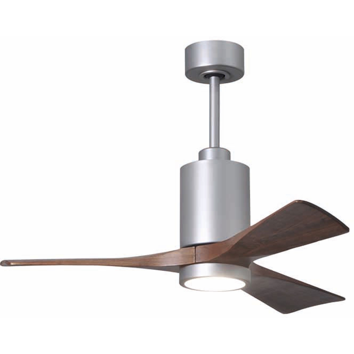 Matthews Fan 42吋 Patricia–3 天花吊扇 (鋁銀色+胡桃木色扇葉)