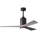 Matthews Fan 52吋 Patricia–3 天花吊扇 (紋理青銅+倉木色扇葉)