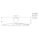 Aeratron AE2+ 43吋 天花吊扇 (黑色)