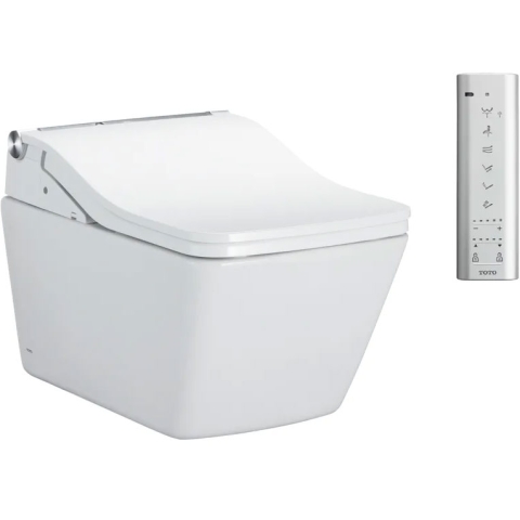 TOTO CW522EB/TCF804C2Z 掛牆式座廁連電子智能廁板 (方型) (不包含風琴喉)
