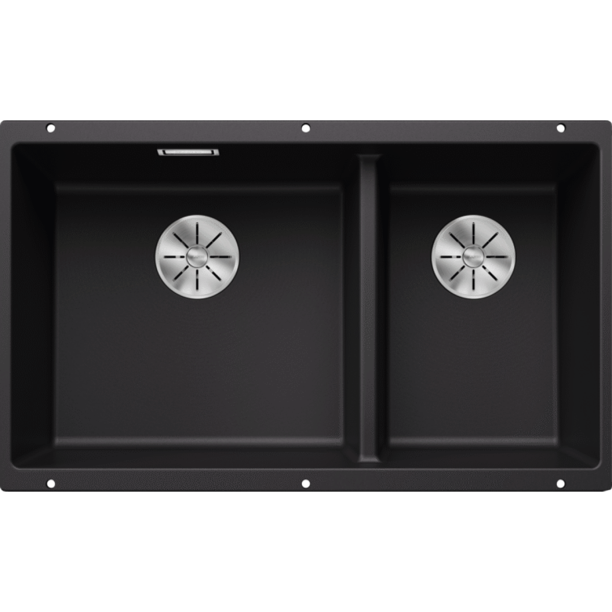 Blanco 525991 Subline 430/270-U 花崗岩廚用雙昇盤 (黑色 Black)