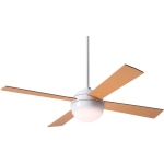 Modern Fan Co Ball 42" 天花吊扇 (白色+楓木扇葉)