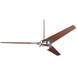 Modern Fan Co Torsion 62" 天花吊扇 (亮銀色+桃花木扇葉)