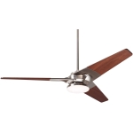 Modern Fan Co Torsion 52" 天花吊扇 (亮銀色+桃花木扇葉)