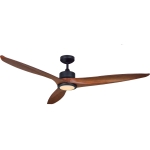 Iconic Dakota 60" 天花吊扇 (啞黑色+新夏威夷木色)