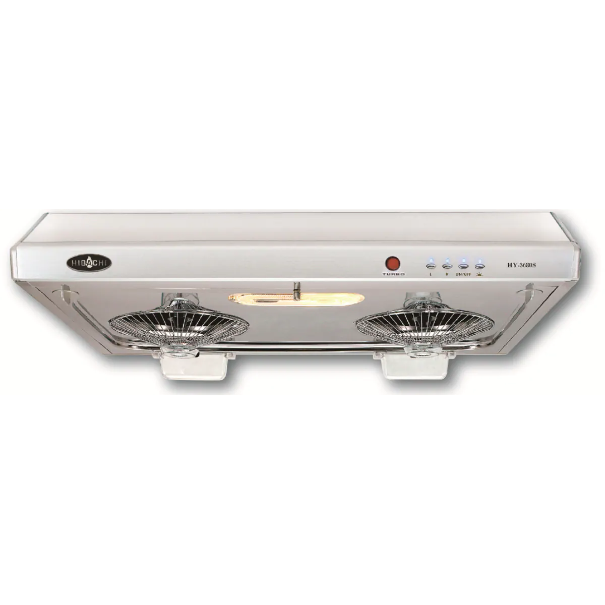 Hibachi 氣霸 HY-3680S 71厘米 720m³/h Turbo 易拆式不銹鋼抽油煙機
