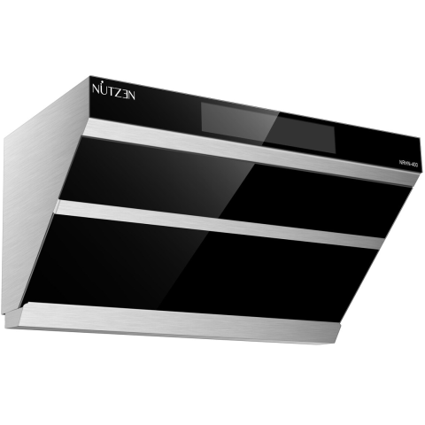 Nutzen 樂斯 NRHN-400 70厘米 960m³/h 體感電動開合式雙摩打電熱除油 傾斜式抽油煙機