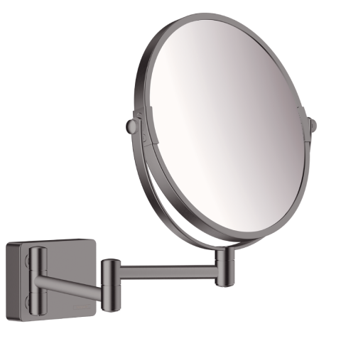 Hansgrohe 41791347 AddStoris 浴室鏡 (拉絲黑鉻)