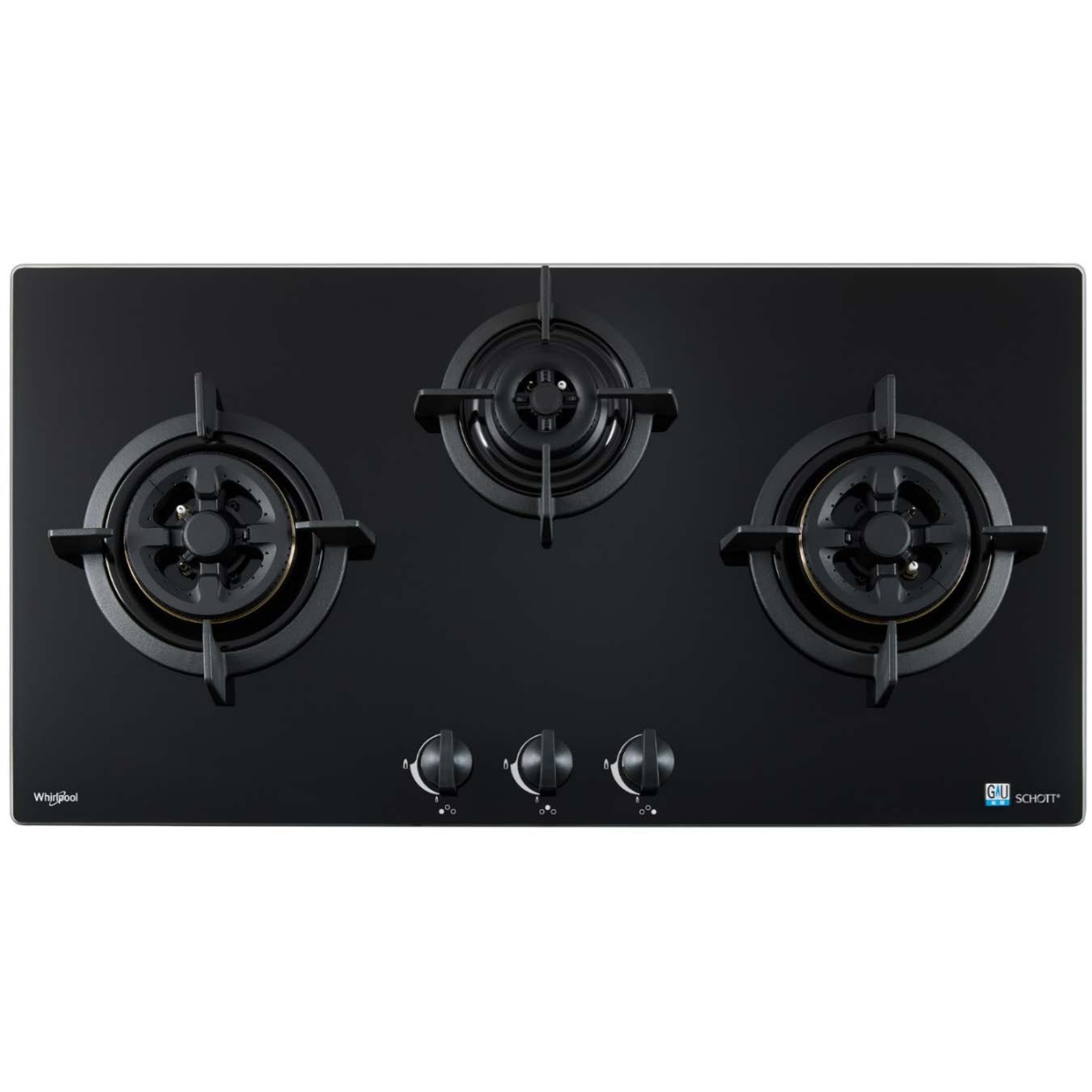 Whirlpool 惠而浦 AGA301/BP 86厘米 5000W 嵌入式三頭石油氣煮食爐 (免費基本安裝)
