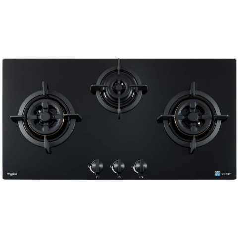 Whirlpool 惠而浦 AGA301/BP 86厘米 5000W 嵌入式三頭石油氣煮食爐 (免費基本安裝)